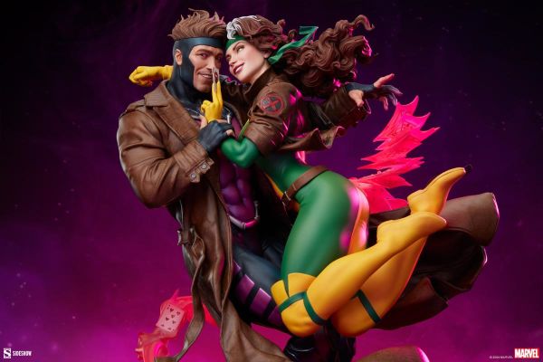 Gambit & Rogue Statues (Diorama) - PRE ORDER