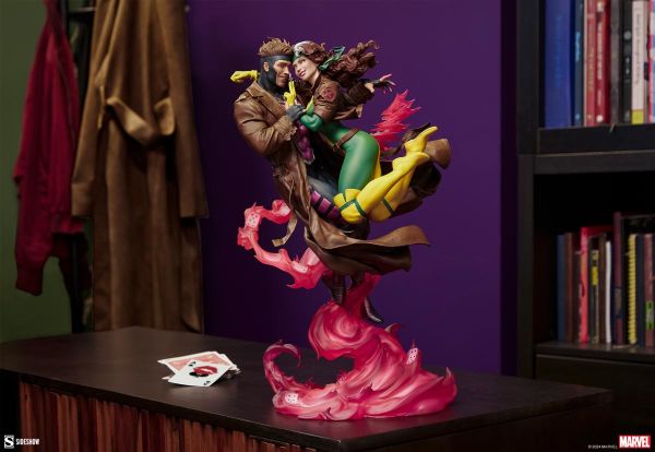 Gambit & Rogue Statues (Diorama) - PRE ORDER