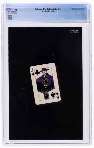 BATMAN: THE KILLING JOKE #NN 1988 CGC 9.6
