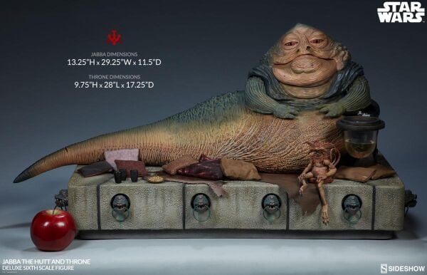 STAR WARS: JABBA THE HUTT and THRONE DELUXE SIXTH SCALE FIGURE