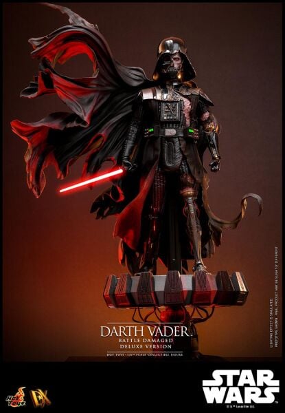 STAR WARS: DARTH VADER BATTLE DAMAGED DELUXE VERSION SIXTH SCALE FIGURE - HOT TOYS - PRE/ORDER