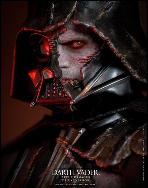 STAR WARS: DARTH VADER BATTLE DAMAGED DELUXE VERSION SIXTH SCALE FIGURE - HOT TOYS - PRE/ORDER