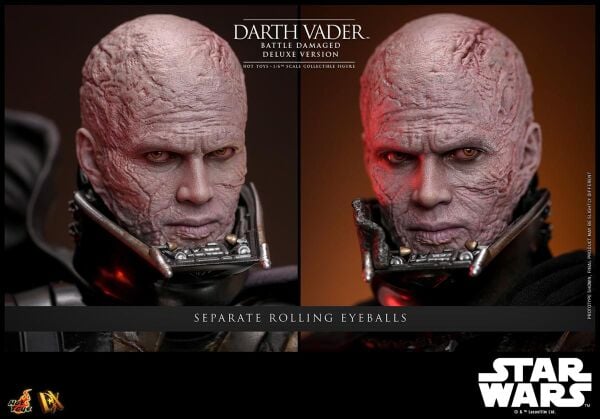 STAR WARS: DARTH VADER BATTLE DAMAGED DELUXE VERSION SIXTH SCALE FIGURE - HOT TOYS - PRE/ORDER