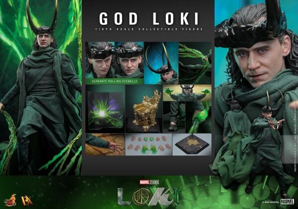 GOD LOKI SIXTH SCALE FIGURE - HOT TOYS - PRE/ORDER