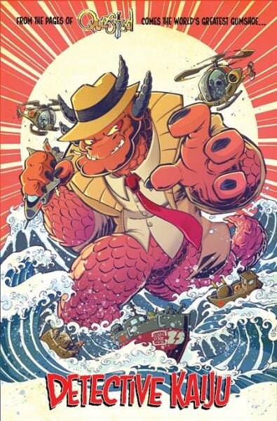 DETECTIVE KAIJU #1 (OF 4) CVR D JON SOMMARIVA VAR