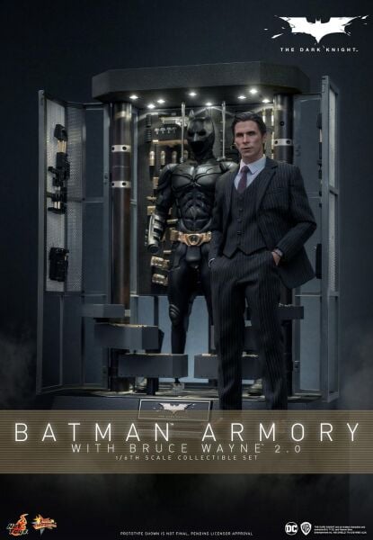 BATMAN ARMORY WITH BRUCE WAYNE (2.0) SIXTH SCALE FIGURE - HOT TOYS - PRE/ORDER