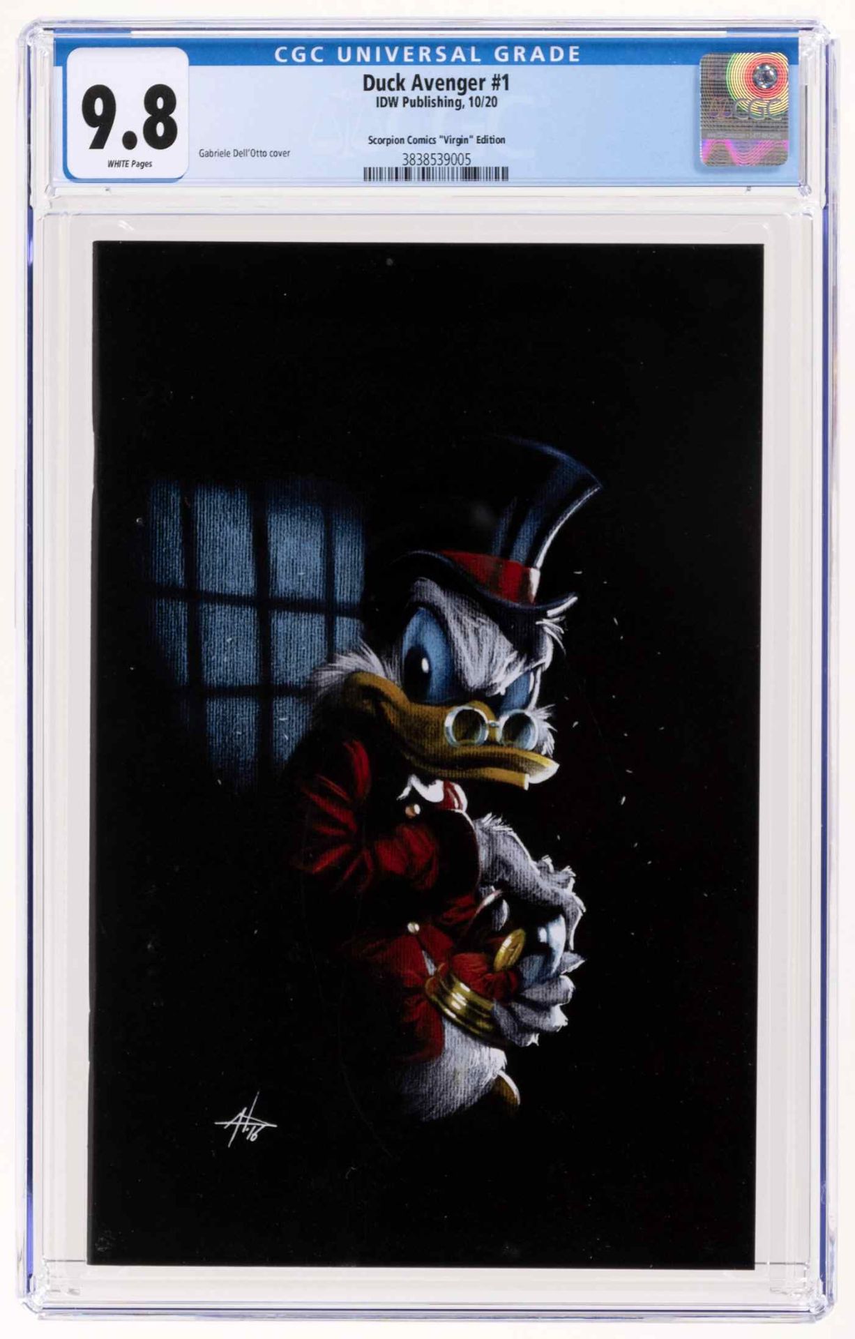 DUCK AVENGER #1 GABRIELE DELL OTTO VIRGIN COVER CGC 9.8