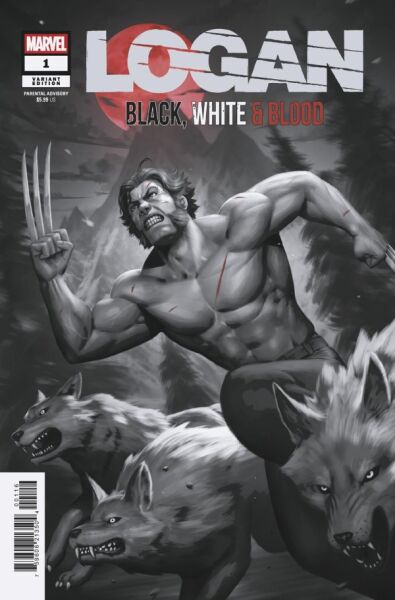 LOGAN BLACK WHITE BLOOD 1 1:25 WOO-CHUL LEE VARIANT