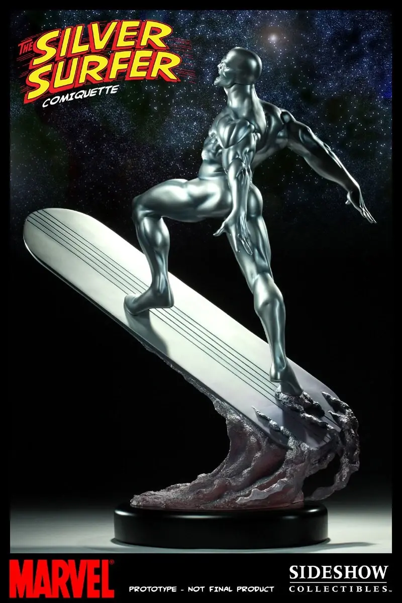 SILVER SURFER COMIQUETTE STATUE REGULAR VERSION – SIDESHOW COLLECTIBLES - LTD TO 950 PIECES