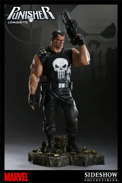 PUNISHER COMIQUETTE STATUE – SIDESHOW COLLECTIBLES - LTD TO 1000 PIECES