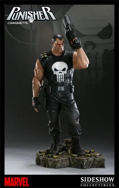 PUNISHER COMIQUETTE STATUE – SIDESHOW COLLECTIBLES - LTD TO 1000 PIECES
