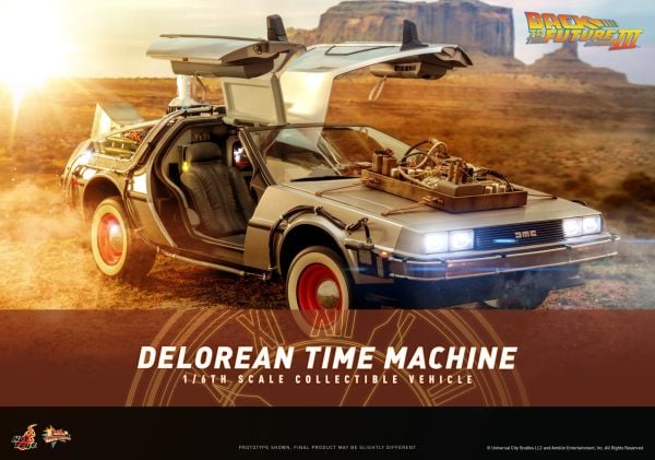 DeLorean Time Machine (BTTF III) Sixth Scale Figure - PRE ORDER