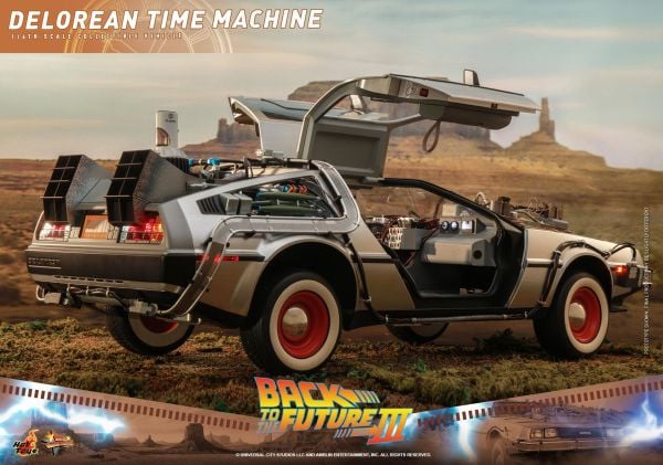 DeLorean Time Machine (BTTF III) Sixth Scale Figure - PRE ORDER