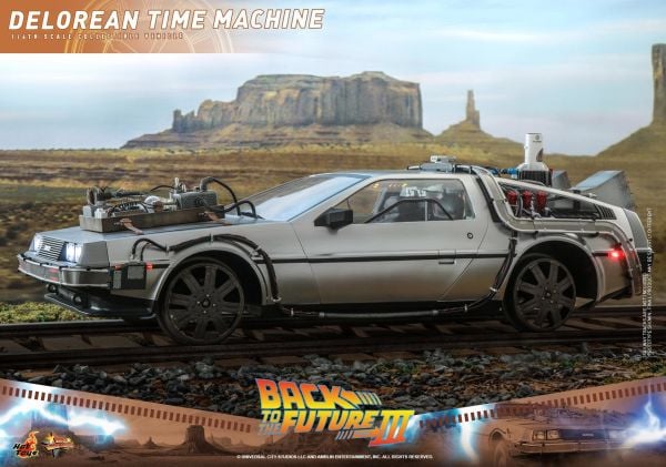 DeLorean Time Machine (BTTF III) Sixth Scale Figure - PRE ORDER