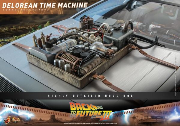 DeLorean Time Machine (BTTF III) Sixth Scale Figure - PRE ORDER