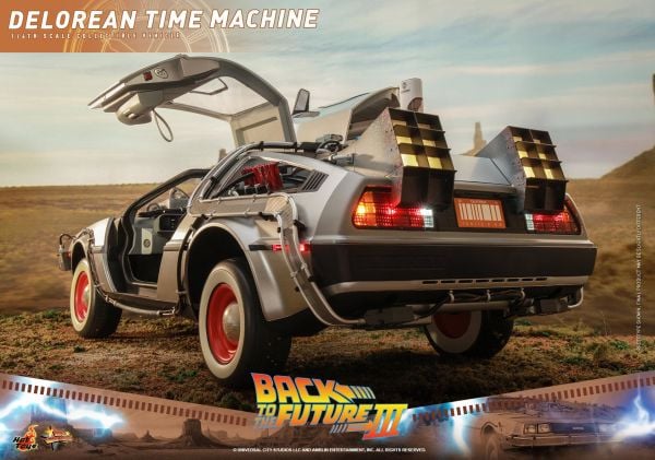 DeLorean Time Machine (BTTF III) Sixth Scale Figure - PRE ORDER