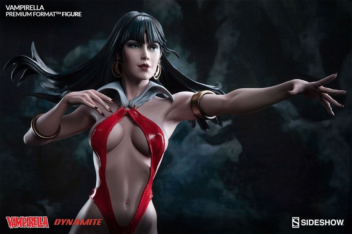 VAMPIRELLA PREMIUM FORMAT STATUE ARTGERM DESIGN - SIDESHOW COLLECTIBLES