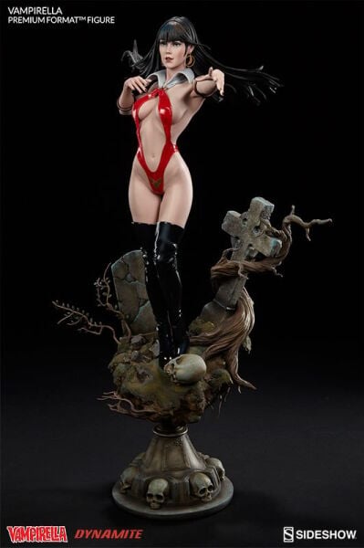 VAMPIRELLA PREMIUM FORMAT STATUE ARTGERM DESIGN - SIDESHOW COLLECTIBLES
