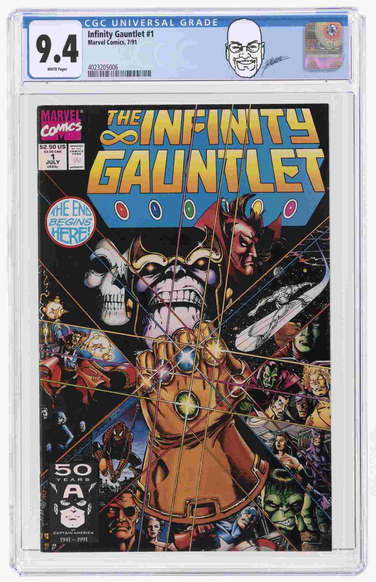 INFINITY GAUNTLET #1 CGC 9.4