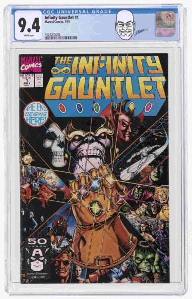 INFINITY GAUNTLET #1 CGC 9.4
