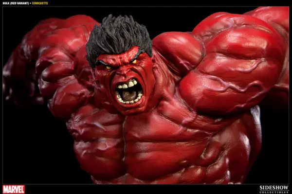 RED HULK COMIQUETTE - SIDESHOW COLLECTIBLES