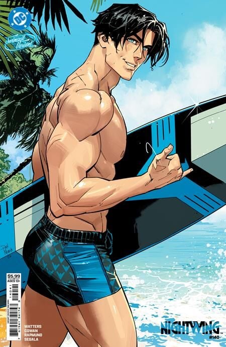 NIGHTWING #140 CVR D DAN MORA SWIMSUIT CARD STOCK VAR