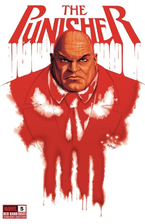 PUNISHER #5 RED BAND 1:25 DOALY VARIANT
