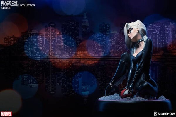 BLACK CAT MAQUETTE J. SCOTT CAMPBELL COLLECTION - SIDESHOW COLLECTIBLES