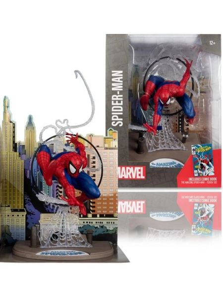 Marvel Comics - Spider-Man (The Amazing Spider-Man #301) 1/6 Scale Heykel (Çizgi Roman dahil) -
