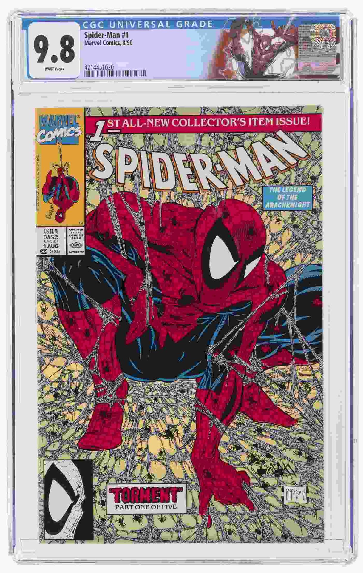 SPIDER-MAN #1 AUGUST 1990 CGC 9.8