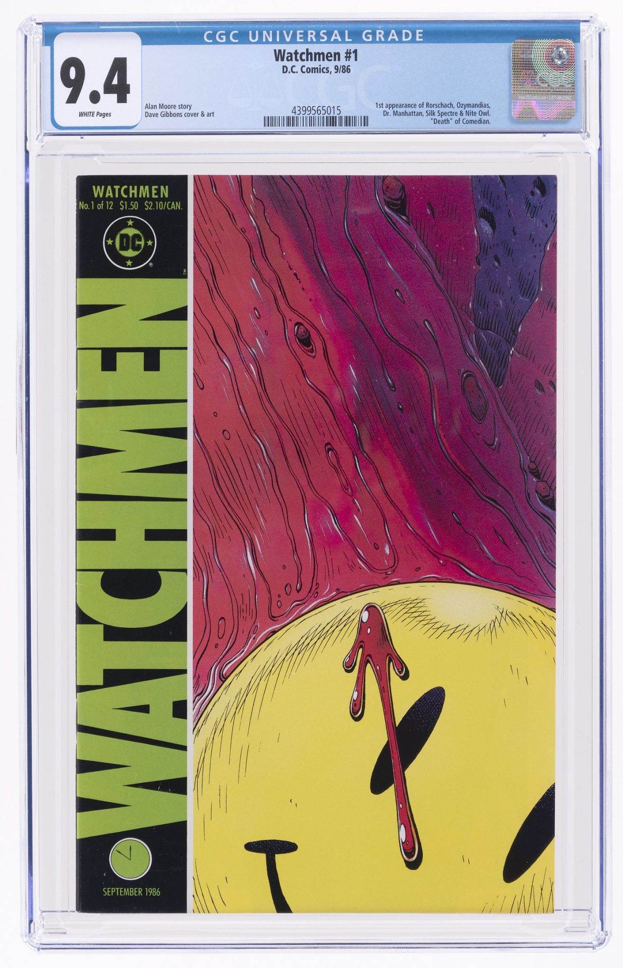 WATCHMEN #1 SEPTEMBER 1986 CGC 9.4