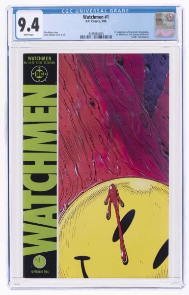 WATCHMEN #1 SEPTEMBER 1986 CGC 9.4