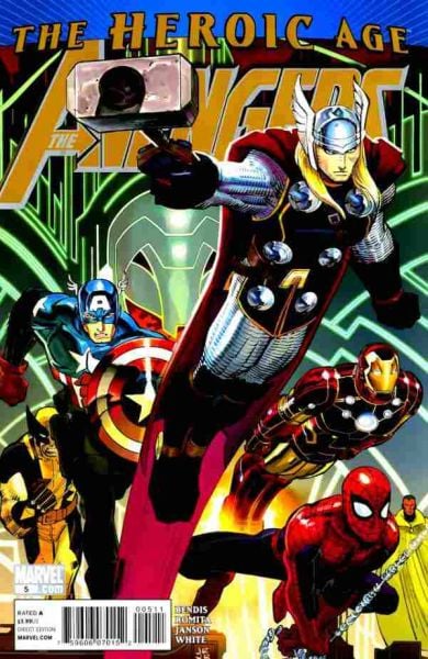 Avengers #5 (2010) ROMITA JR. COVER
