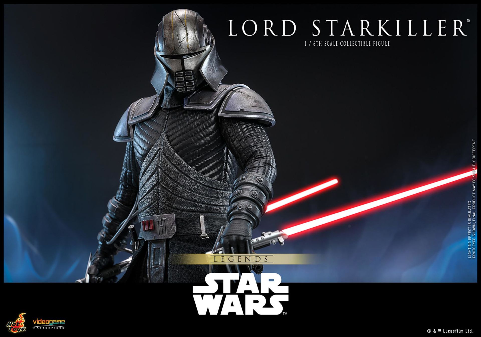 Lord Starkiller (The Force Unleashed) Sixth Scale Figure - PRE ORDER