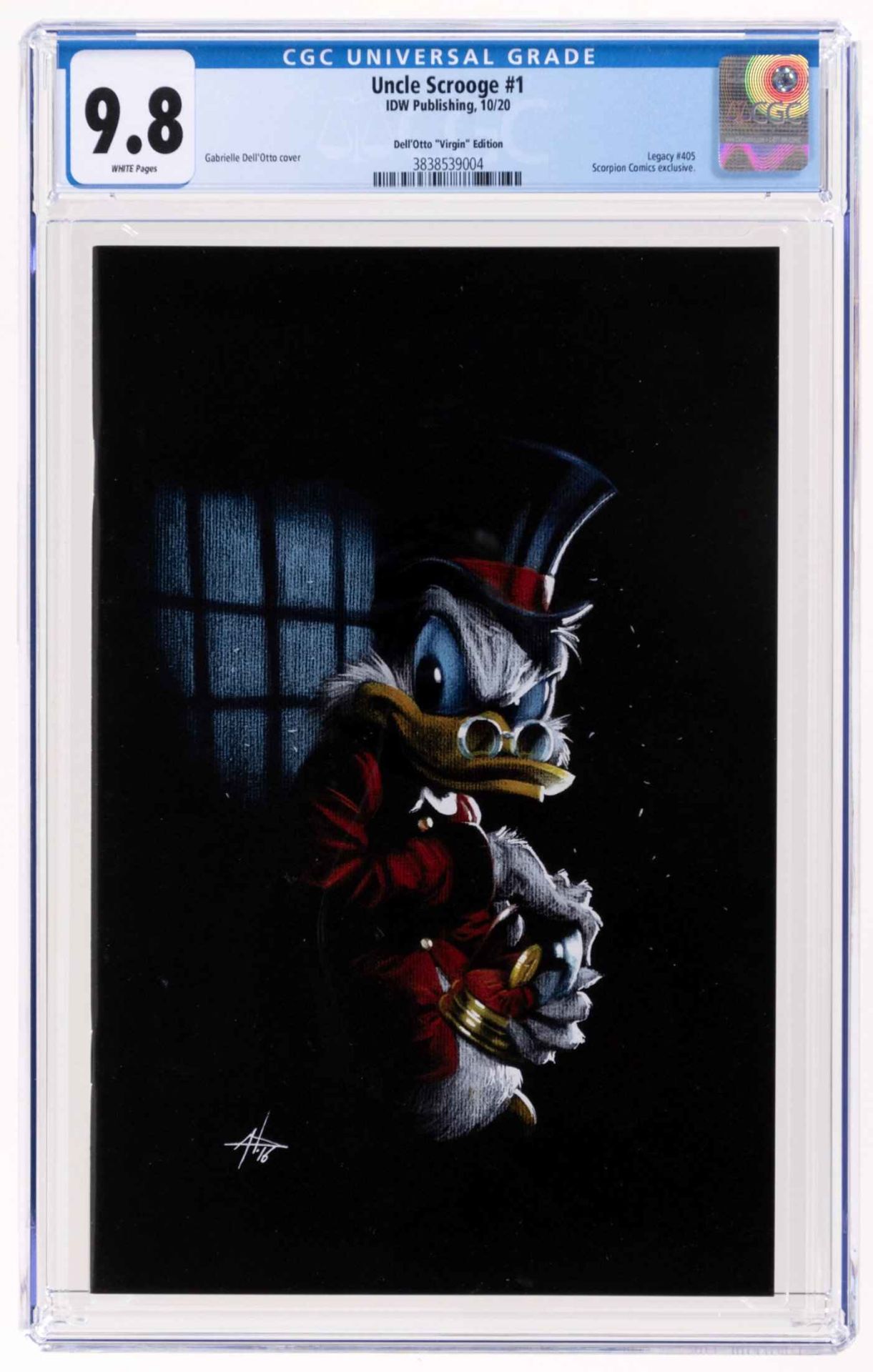 UNCLE SCROOGE #1  GABRIELE DELL OTTO VIRGIN COVER CGC 9.8