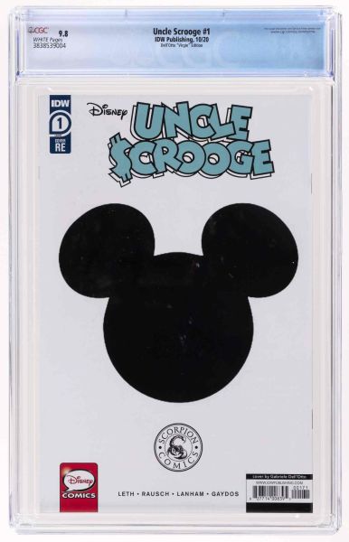 UNCLE SCROOGE #1  GABRIELE DELL OTTO VIRGIN COVER CGC 9.8