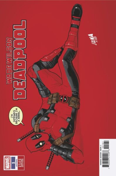 WADE WILSON: DEADPOOOL 1:50 DAVID NAKAYAMA COLOR BLOCK RED VARIANT