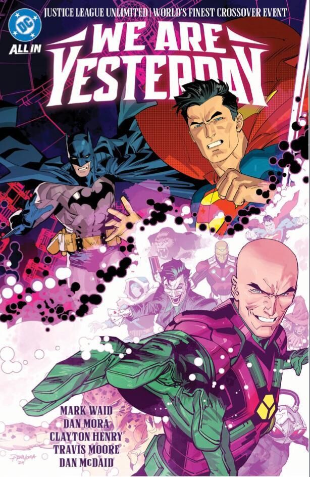 JUSTICE LEAGUE UNLIMITED WORLDS FINEST WE ARE YESTERDAY HC