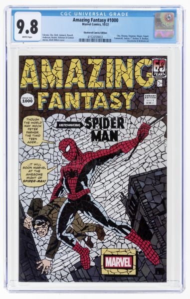 AMAZING FANTASY #1000 SHATTERED COMICS EDITION CGC 9.8