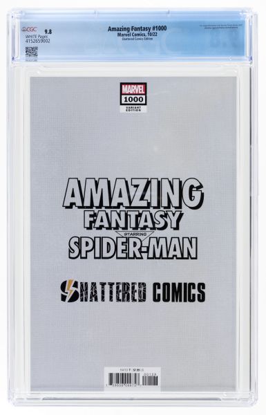 AMAZING FANTASY #1000 SHATTERED COMICS EDITION CGC 9.8