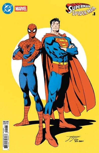 DC MARVEL SUPERMAN SPIDER-MAN #1 (ONE SHOT) Second Printing Cvr B Jorge Jimenez Card Stock Var