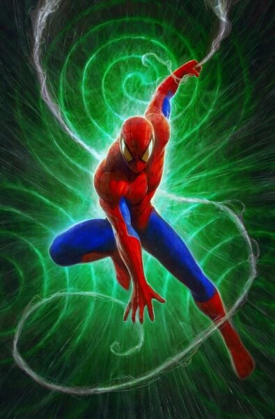 AMAZING SPIDER-MAN/VENOM: DEATH SPIRAL #1 1:25 DAVE RAPOZA VIRGIN VARIANT
