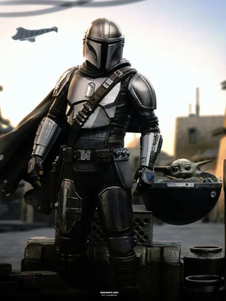 Star Wars: The Mandalorian - Din Djarin and Din Grogu 1/10 Art Scale Limited Edition Heykel - PRE ORDER!