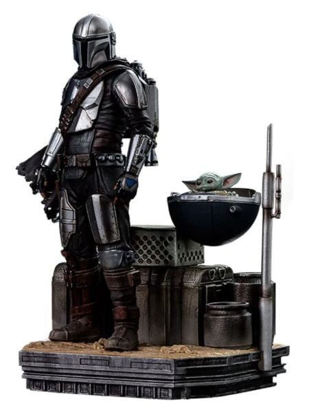 Star Wars: The Mandalorian - Din Djarin and Din Grogu 1/10 Art Scale Limited Edition Heykel - PRE ORDER!