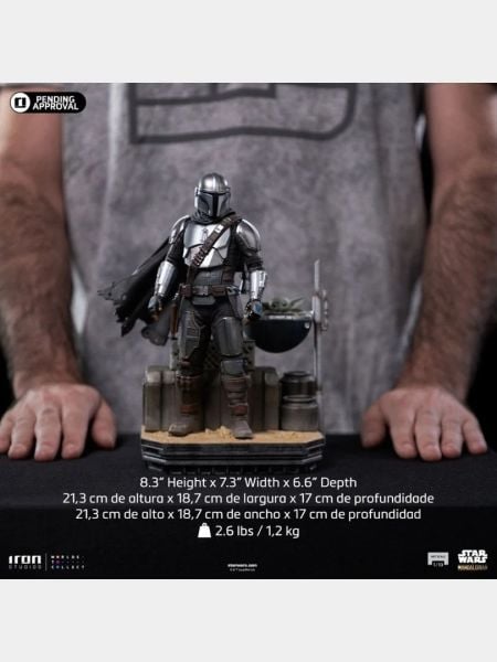 Star Wars: The Mandalorian - Din Djarin and Din Grogu 1/10 Art Scale Limited Edition Heykel - PRE ORDER!