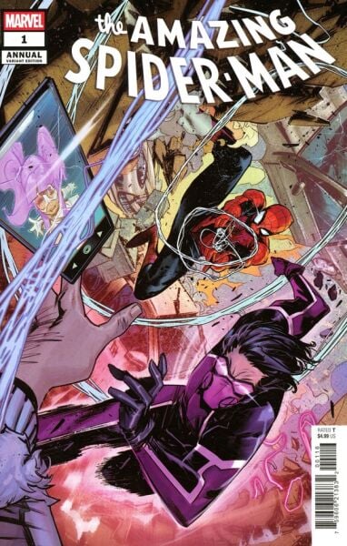THE AMAZING SPIDER-MAN #1 ANNUAL 2026 FEDERICO VINCENTINI 1:25 RATIO VARIANT