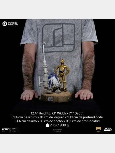 Star Wars: A New Hope - C-3PO and R2-D2 Deluxe 1/10 Art Scale Limited Edition Heykel - PRER ORDER!