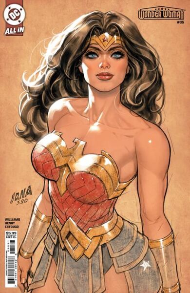 WONDER WOMAN #35 CVR B DAVID NAKAYAMA CARD STOCK VAR
