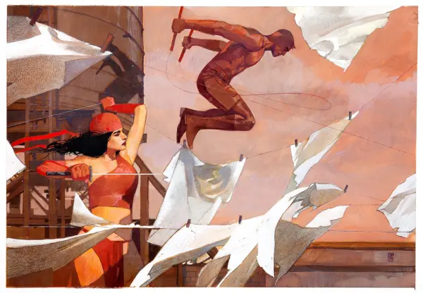 ALEX MALEEV DAREDEVIL #3 COVER - ARTPRINT