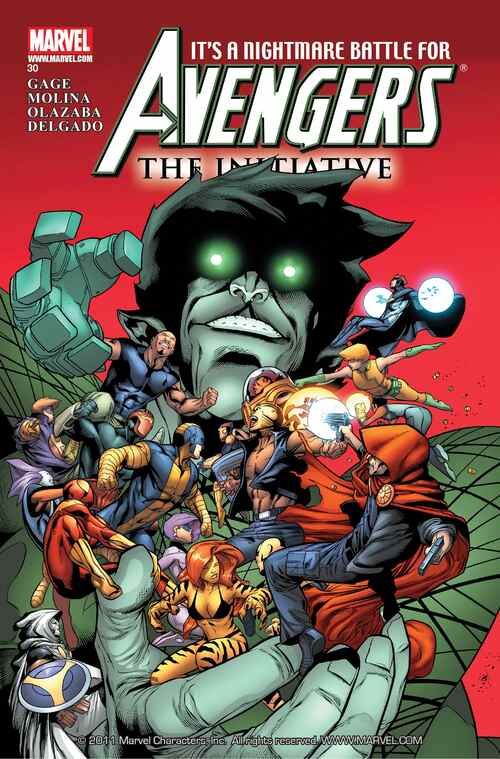 AVENGERS THE INITIATIVE #30 (2009) RAFA SANDOVAL COVER